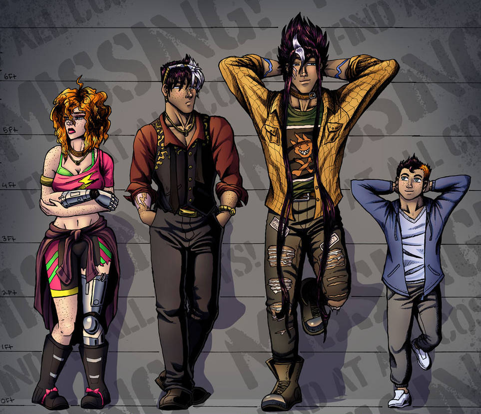 Star Prime Height Chart — the full cast: Autumn, Cyrus, Zach, and Traevyn Novastar